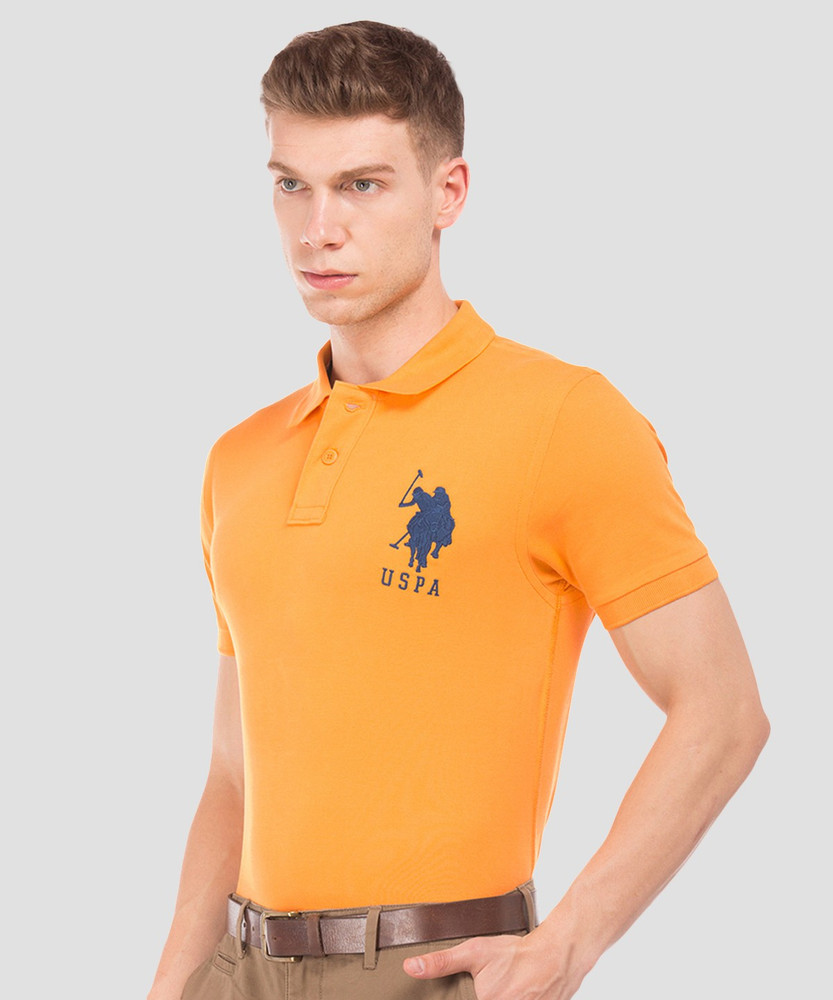 Orange ralph lauren shirt top