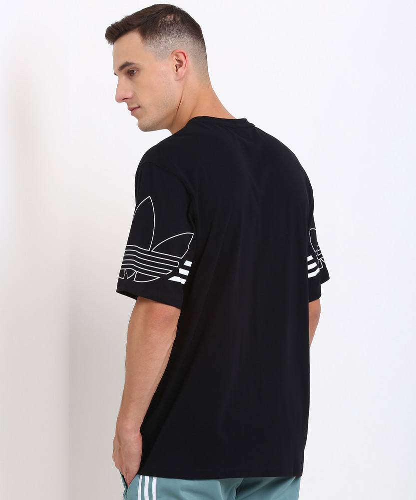 ADIDAS ORIGINALS Solid Men Round Neck Black T Shirt Buy ADIDAS