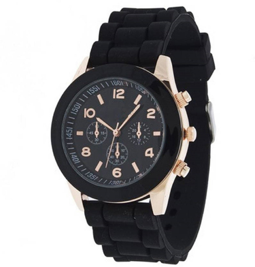 SPINOZA Analog Watch For Girls Buy SPINOZA Analog Watch For Girls rubber belt simple and sobber chronograph pattern black women Online at Best Prices in India Flipkart