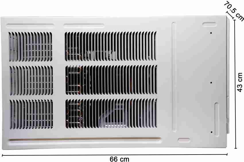 voltas 1.5 ton 3 star window ac 183 dza white