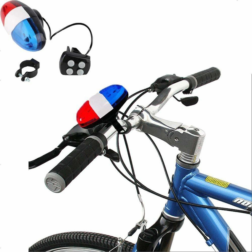 Bridge2Shopping Bicycle Electric Horn Police Siren Bell Cycle