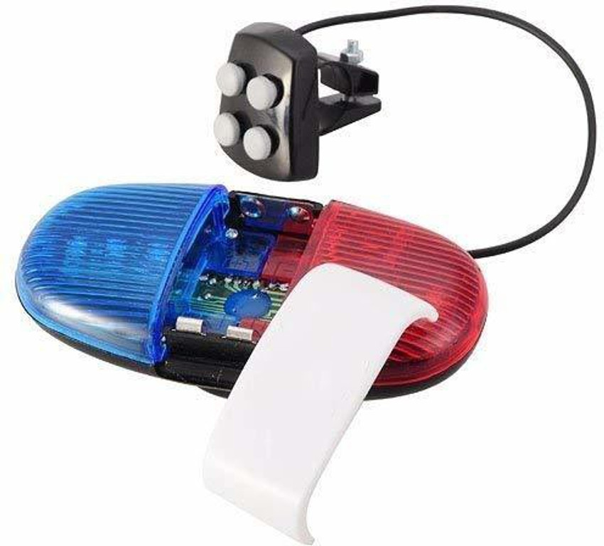 Bridge2Shopping Bicycle Electric Horn Police Siren Bell Cycle