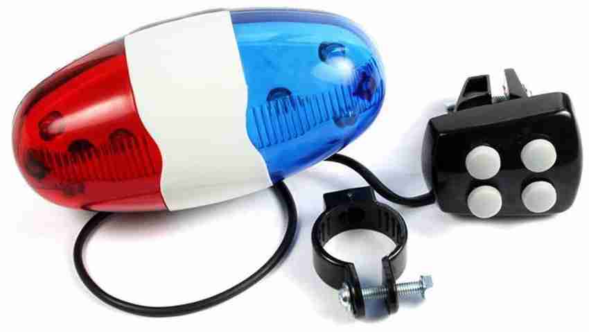 Bridge2Shopping Bicycle Electric Horn Police Siren Bell Cycle