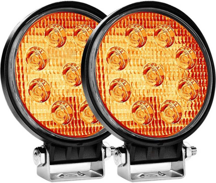 Pivalo 4 Inch 27W Round LED Work Light Spot Light Off Road Driving