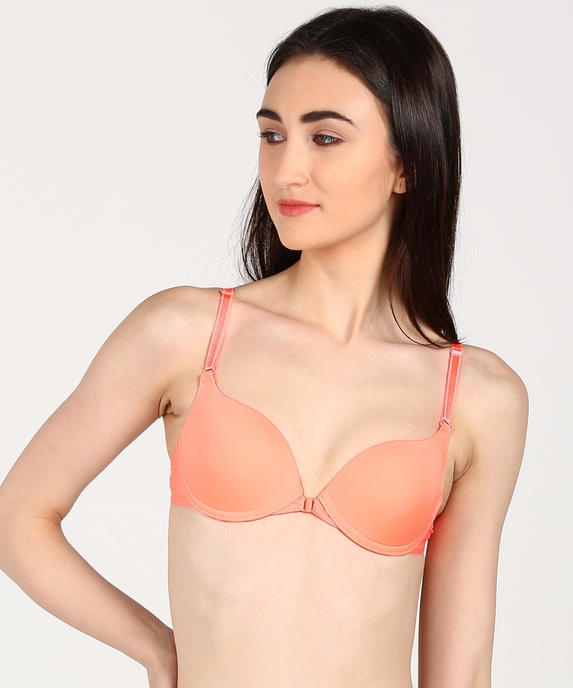 PrettyCat Women Push-up Heavily Padded Bra - Buy Orange PrettyCat Women  Push-up Heavily Padded Bra Online at Best Prices in India