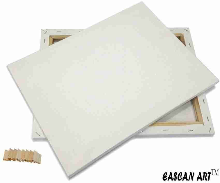 Linen Stretched Canvas for Painting - 11x14 Inch / 6 Pack - 13 Oz Primed  3/4 Inch