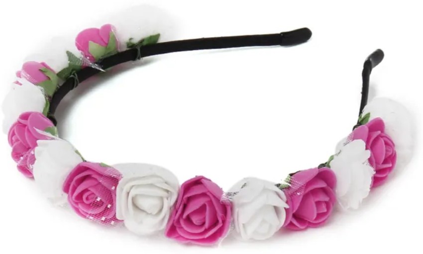 Trendilook Rose Flower Decorated Tiara + Hairband for Kids – Online  Shopping site for Earrings, Necklace, Kids Accessories, Return Gifts and  More – Trendilook.com