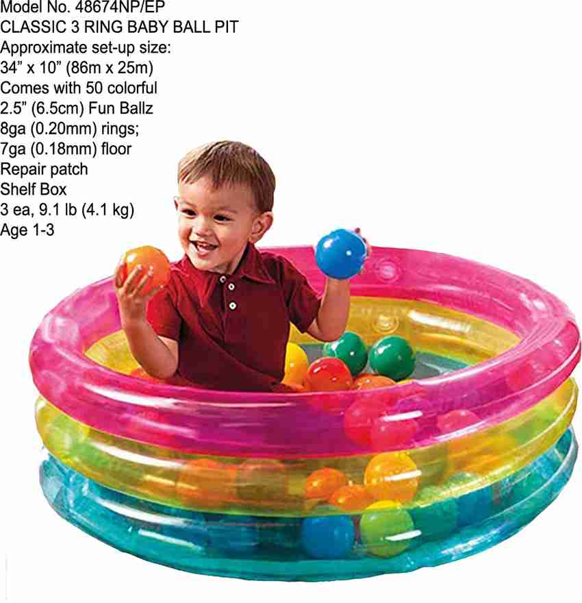 Inflatable baby clearance ball pit