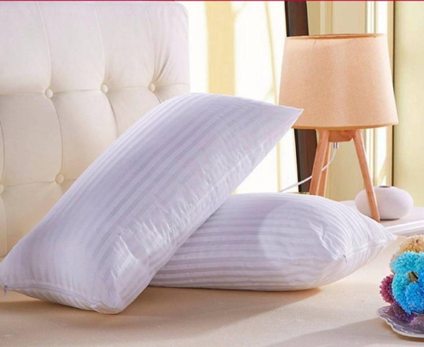 Satin stripe cheap pillows