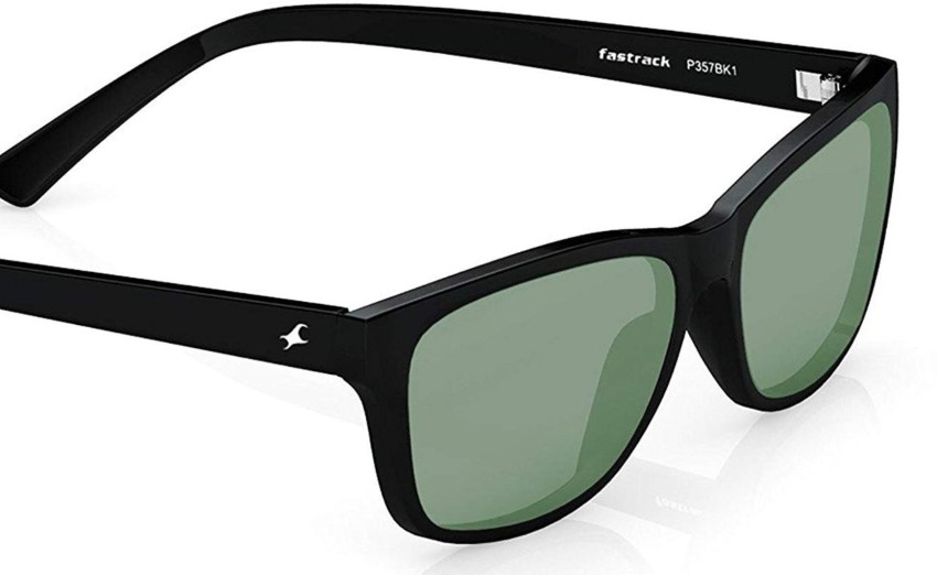 Wayfarer Rimmed Sunglasses Fastrack - P379GR4P at best price | Titan Eye+
