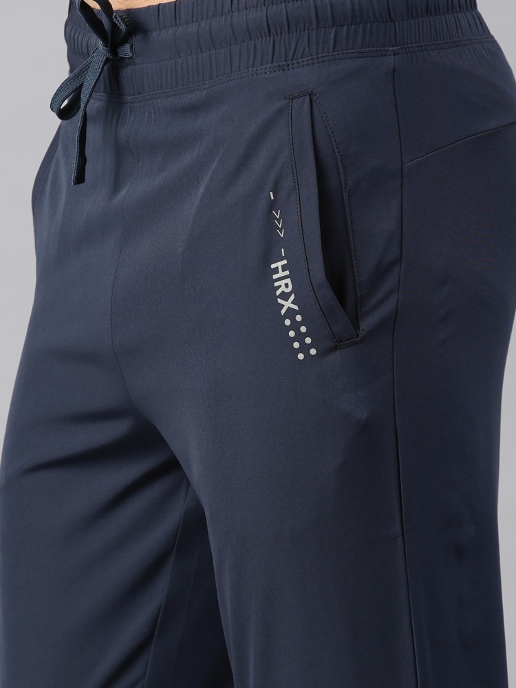 Buy HRX By Hrithik Roshan Women Navy Blue Brand Logo Printed Slim Fit Joggers  Track Pants - Track Pants for Women 17784182