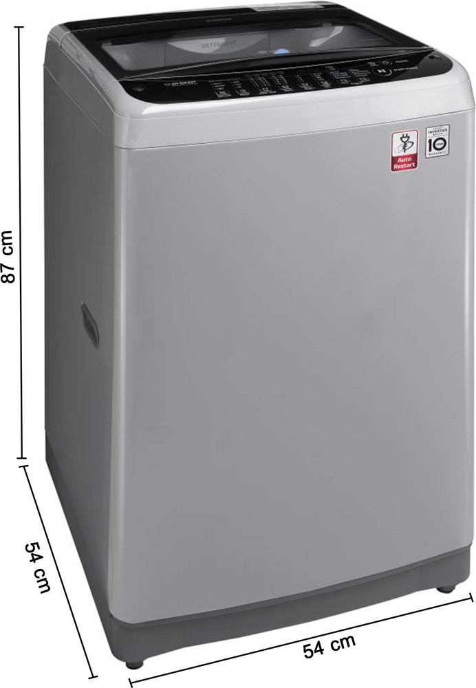 LG 6.5 kg Fully Automatic Top Load Washing Machine Silver Price in India Buy LG 6.5 kg Fully Automatic Top Load Washing Machine Silver online at Flipkart