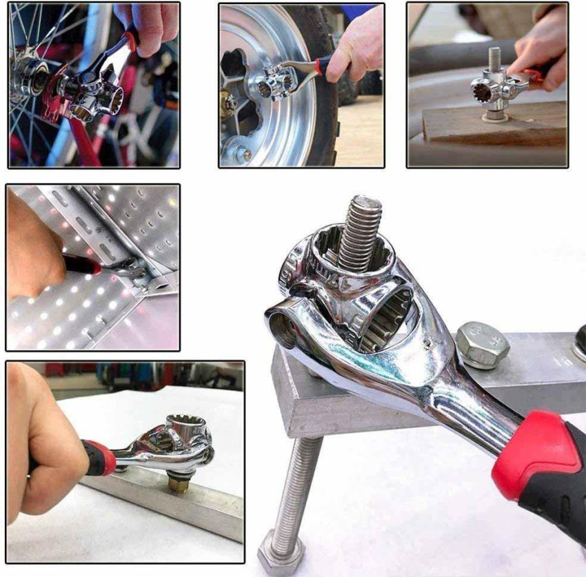 46pcs/set Professional Wrench Socket Set Hardware Car Boat Motorcycle  Repairing Tools Kit Multitool Hand Tools Car-styling + Box - Hand Tool Sets  - AliExpress