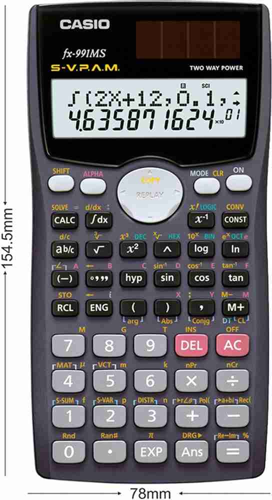 Casio 2025 svpam calculator