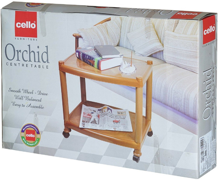 Cello orchid shop center trolley table