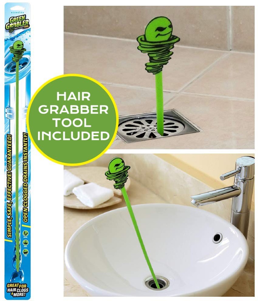  Green Gobbler Drain Clog Remover Powder, 3 Uses, Hair Clog  Remover, Toilet Clog Remover