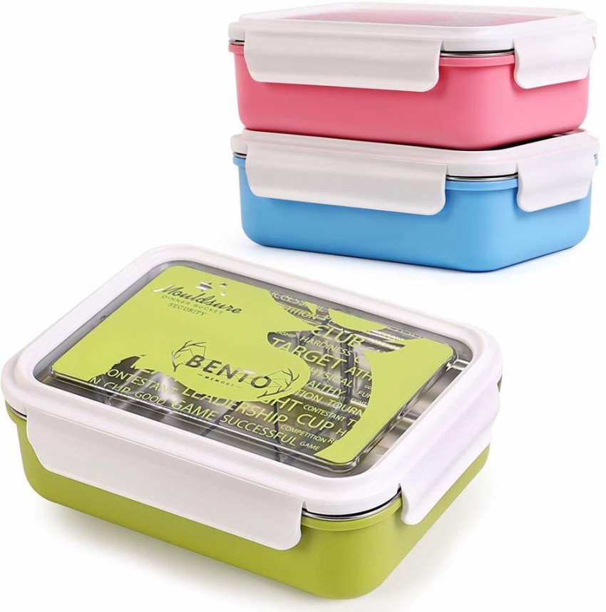 Leakproof Bento Lunch Box Set With 3 Compartments - 37 oz. (1.1 L