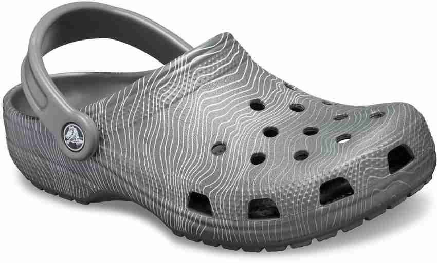 CROCS Classic Men Grey Clogs Buy CROCS Classic Men Grey Clogs