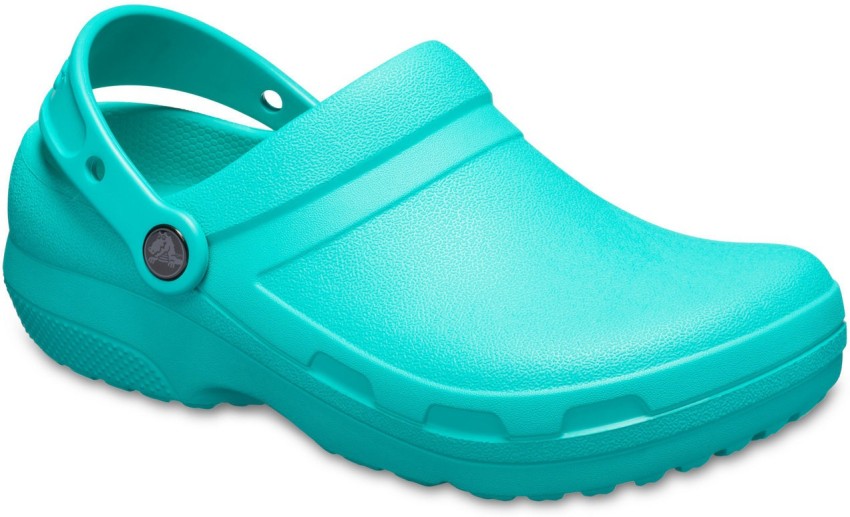 Tropical teal online crocs