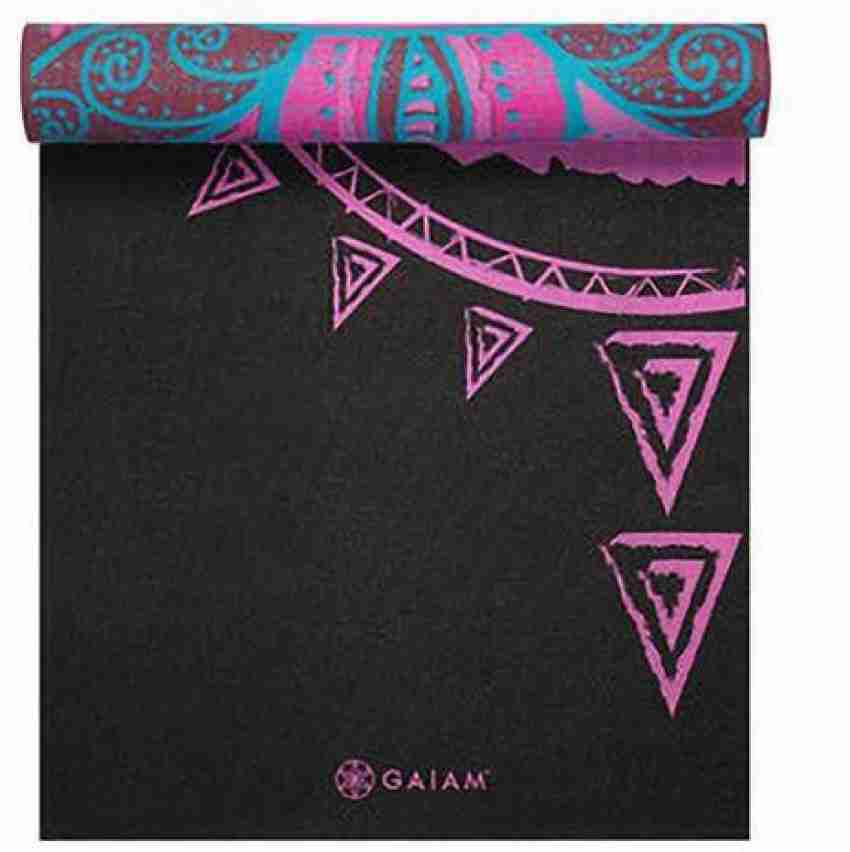 Gaiam Premium Print Reversible Yoga Mat Be Free 6mm Multicolor 24 mm Yoga  Mat - Buy Gaiam Premium Print Reversible Yoga Mat Be Free 6mm Multicolor 24  mm Yoga Mat Online at