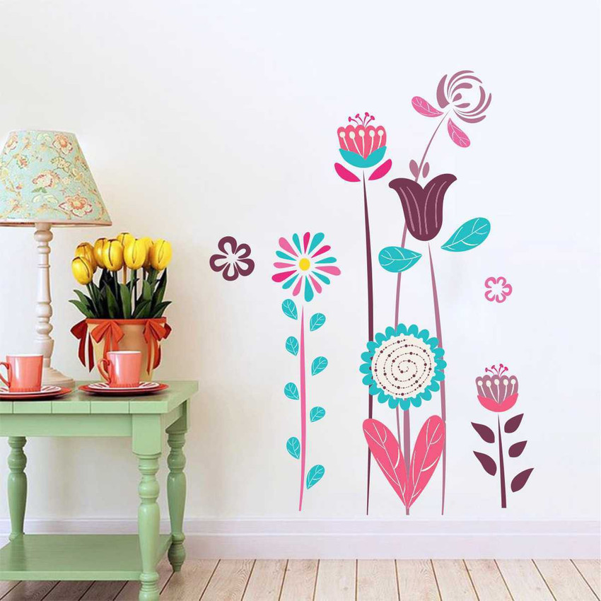 Flower wall decals online