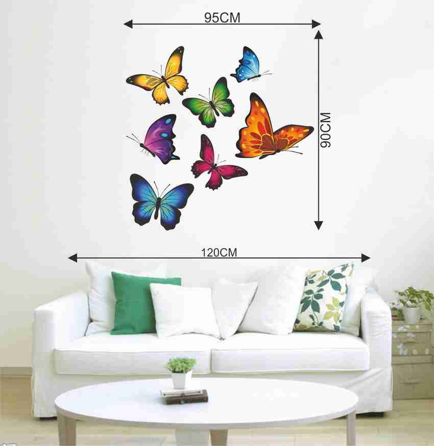 Butterfly shop wall stickers