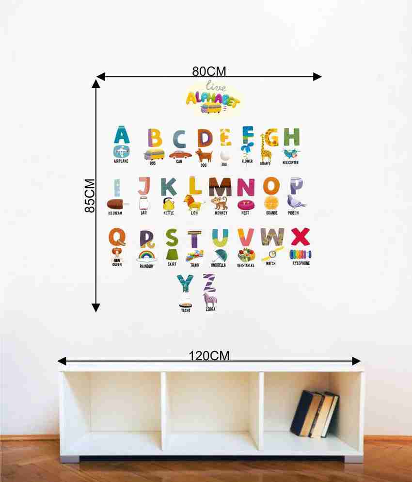 Alphabet 2025 wall decals