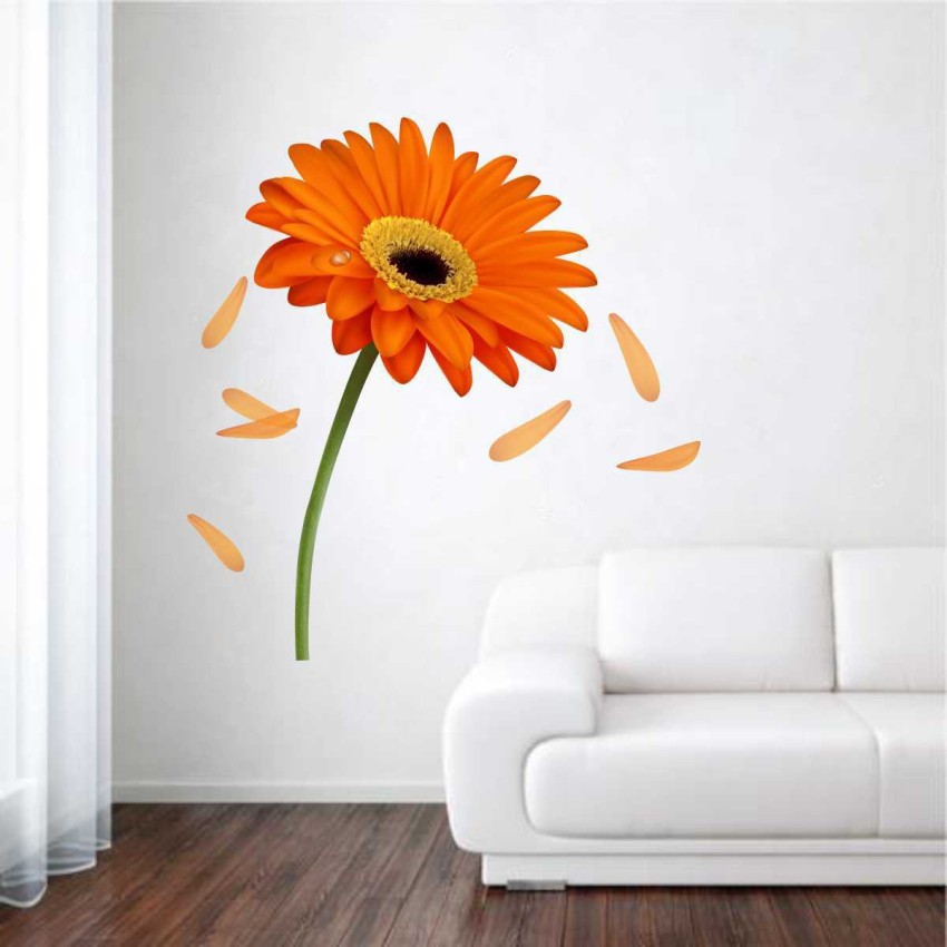 Flowers wall stickers online new arrivals