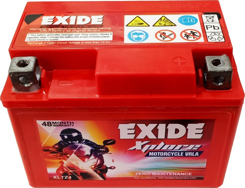 hero passion pro exide battery price