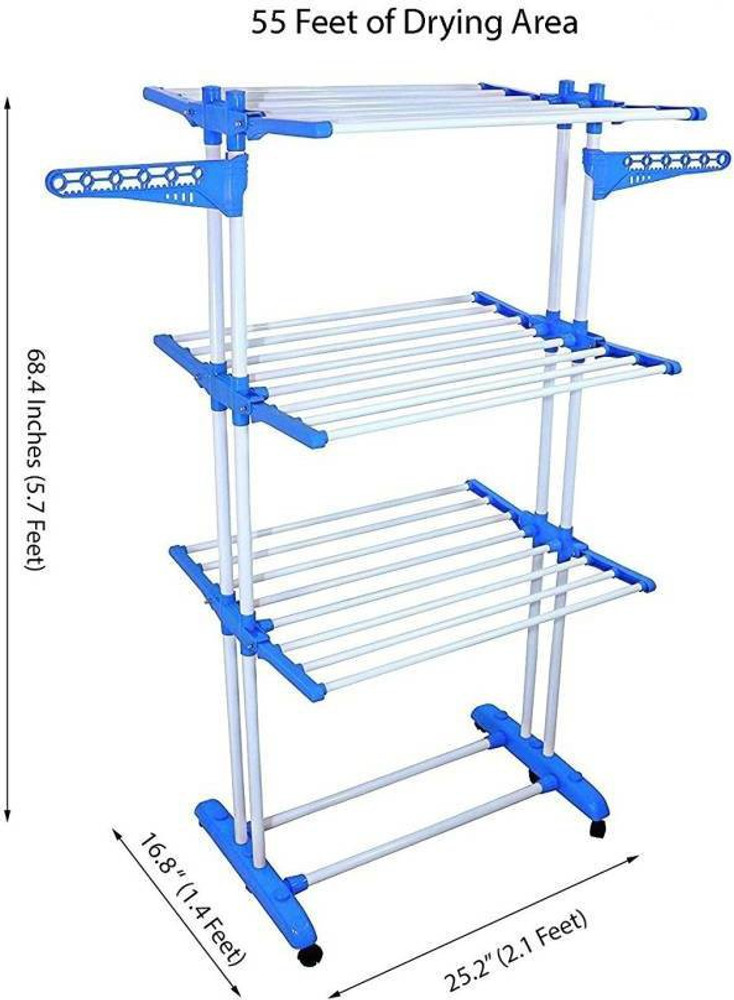 KUMAKA Steel Floor Cloth Dryer Stand KUK001