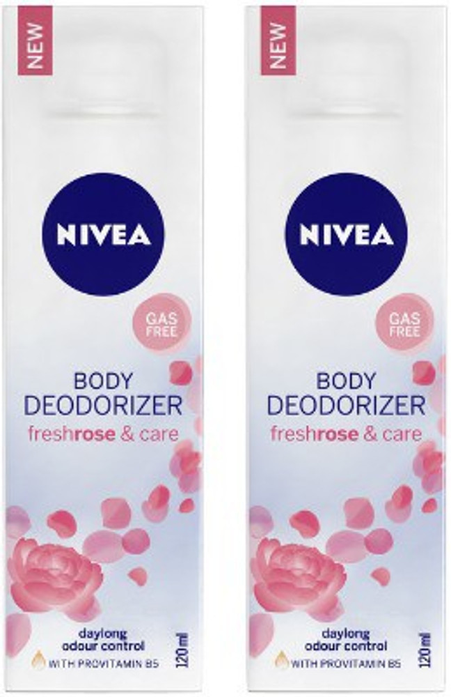 NIVEA Fresh Rose Care Deodorizer Perfume Body Spray For Women