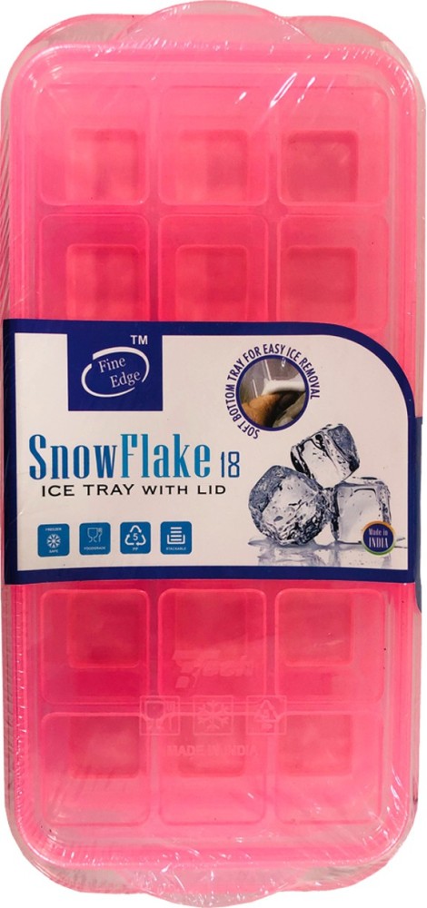 Plastic Ice Tray Snowflake, Multicolor