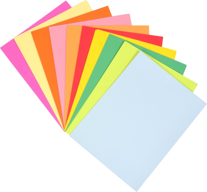 Meera Multicolor Chart UNRULED A4 135 gsm Drawing Paper -  Drawing Paper