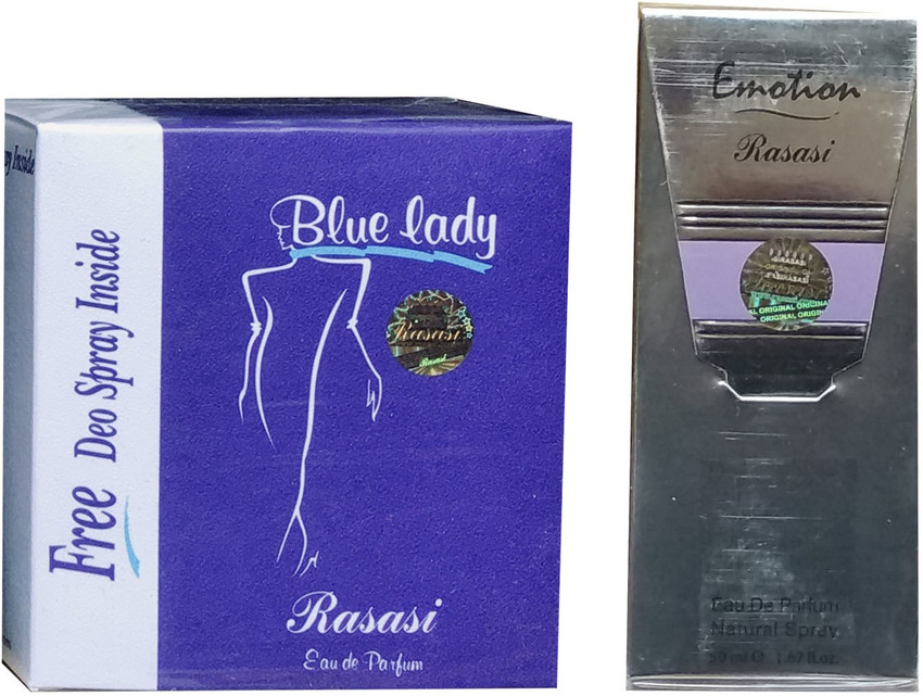 Buy RASASI EMOTION FOR WOMEN BLUE LADY PACK OF 2 Eau de Parfum
