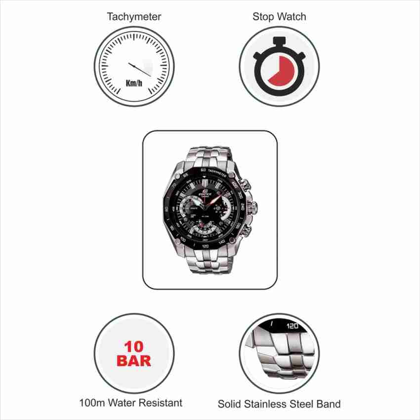 BUY Casio Edifice Dual Dial World Time 200M Alarm Sport Watch EFR-550D-1AV,  EFR550D - Buy Watches Online