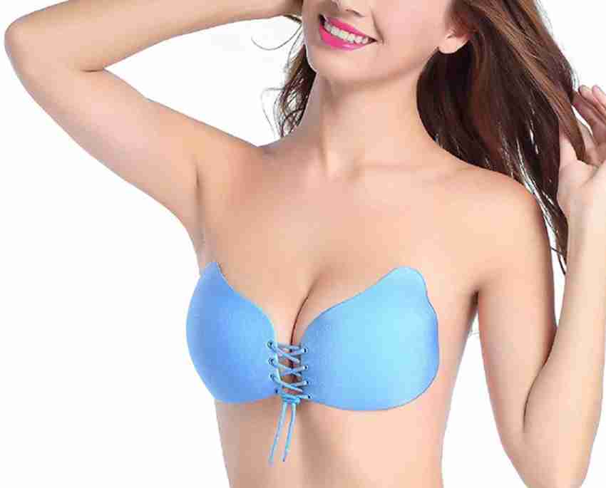 Wonder World ™ Silicone Adhesive Stick Push Up Strapless Invisible Backless Bra  Silicone Peel and Stick Bra Pads Price in India - Buy Wonder World ™ Silicone  Adhesive Stick Push Up Strapless