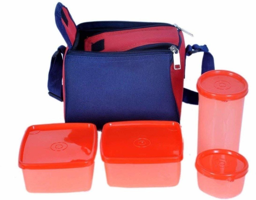 Plastic Insulated Lunch Box, 400 mL