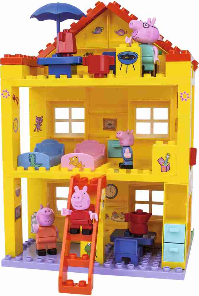 Peppa pig deals blocks mega house