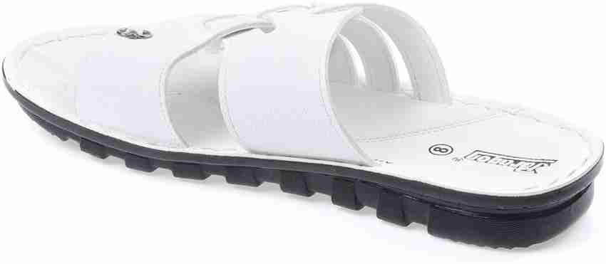 Paragon online white slippers