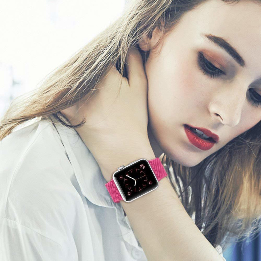 CellFAther Soft Silicone Band Strap For 42mm iWatch Series 1 2 3 Hot Pink Smart Watch Strap Price in India Buy CellFAther Soft Silicone Band Strap For 42mm iWatch Series 1