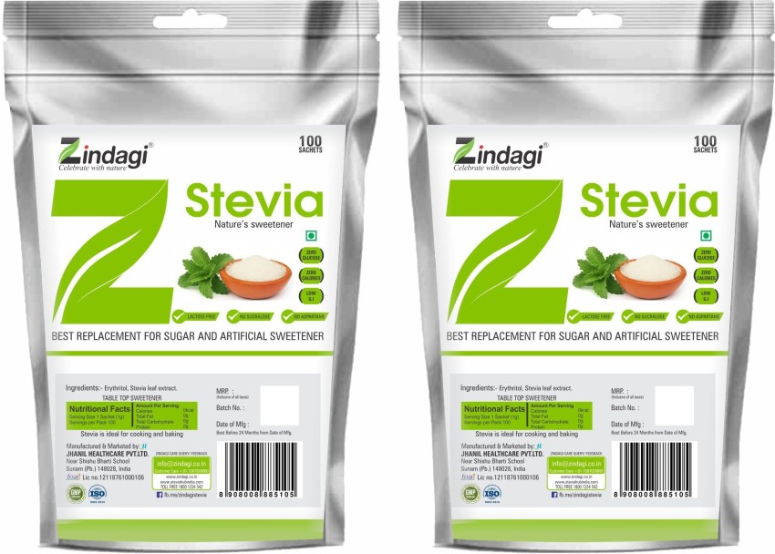 100% Naturel Stévia 24 sachets