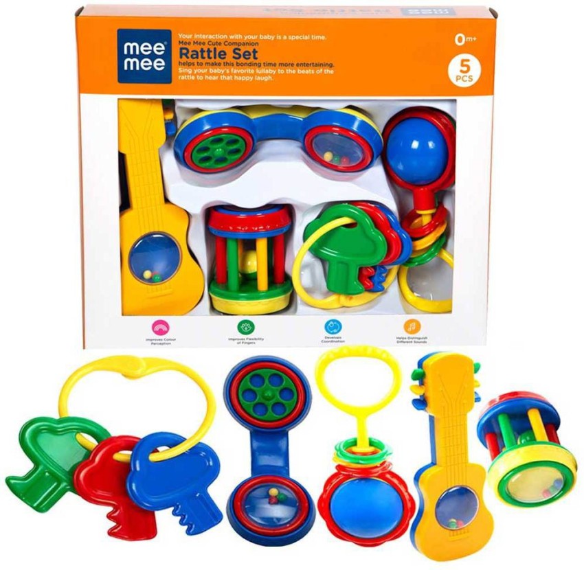 Mee mee hot sale rattle set