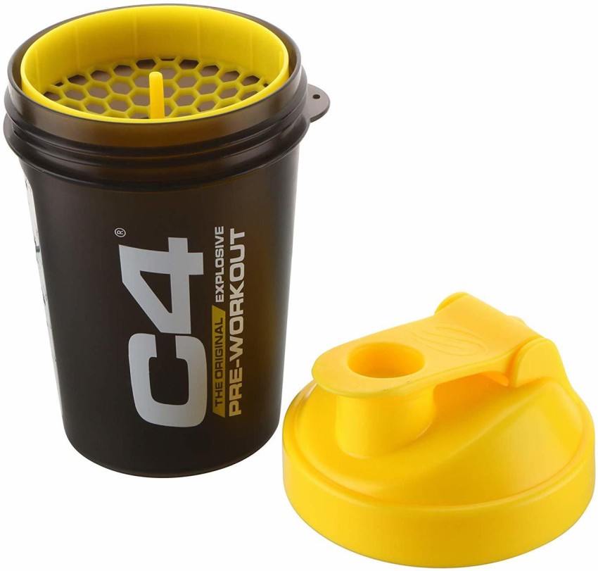 Cellucor, C4, SmartShake Shaker Cup, Black/Yellow