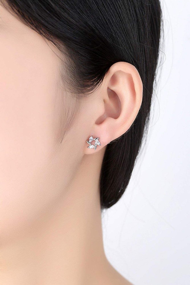 Cubic Zirconia Earrings  Silver Jewellery  Cavendish French