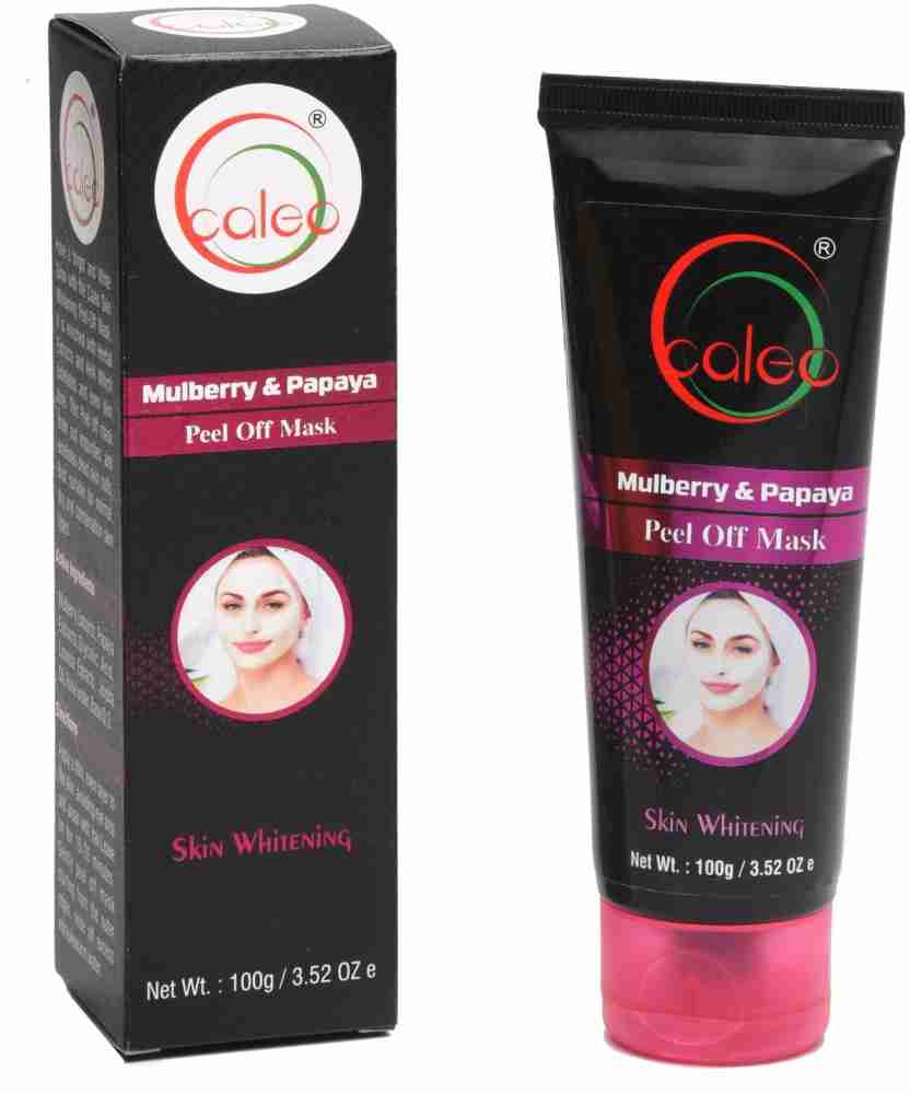 Caleo Mulberry Papaya Peel Off Mask Skin Whitening Instant