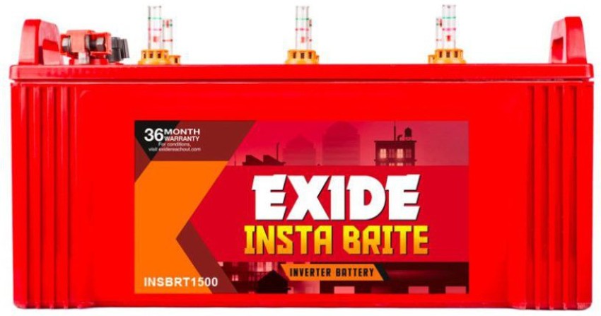 Buy Exide Inva Brite IBRFP5000 150Ah Flat Plate Battery in India 
