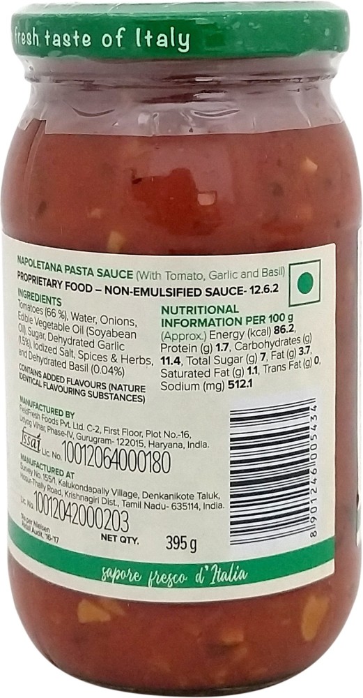 Del Monte Napoletana Tomato with Garlic and Basil Pasta Sauce