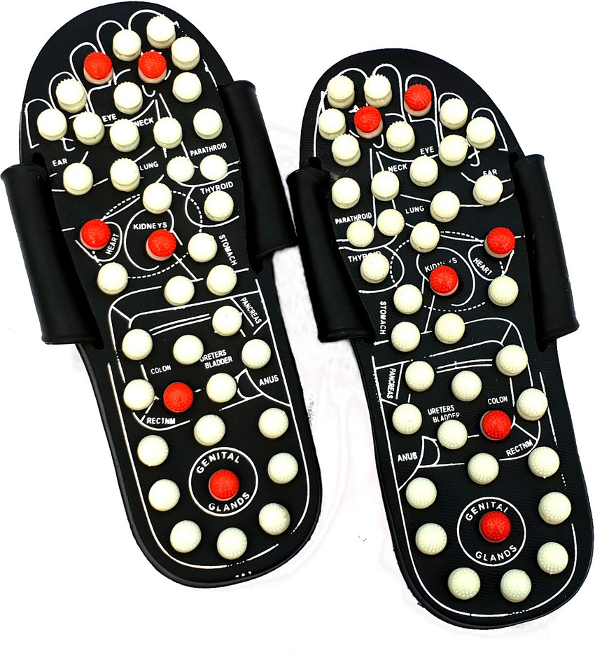 Health Raksha Men Acupressure Slippers Therapy Foot Relaxing Yoga
