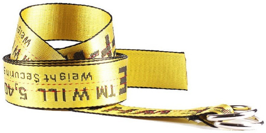 Off White Men Women Casual Yellow Synthetic Belt OFF Yellow Price in India Flipkart