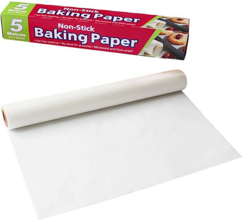 1roll Paper Parchment, Minimalist White Oil Resistant Parchment